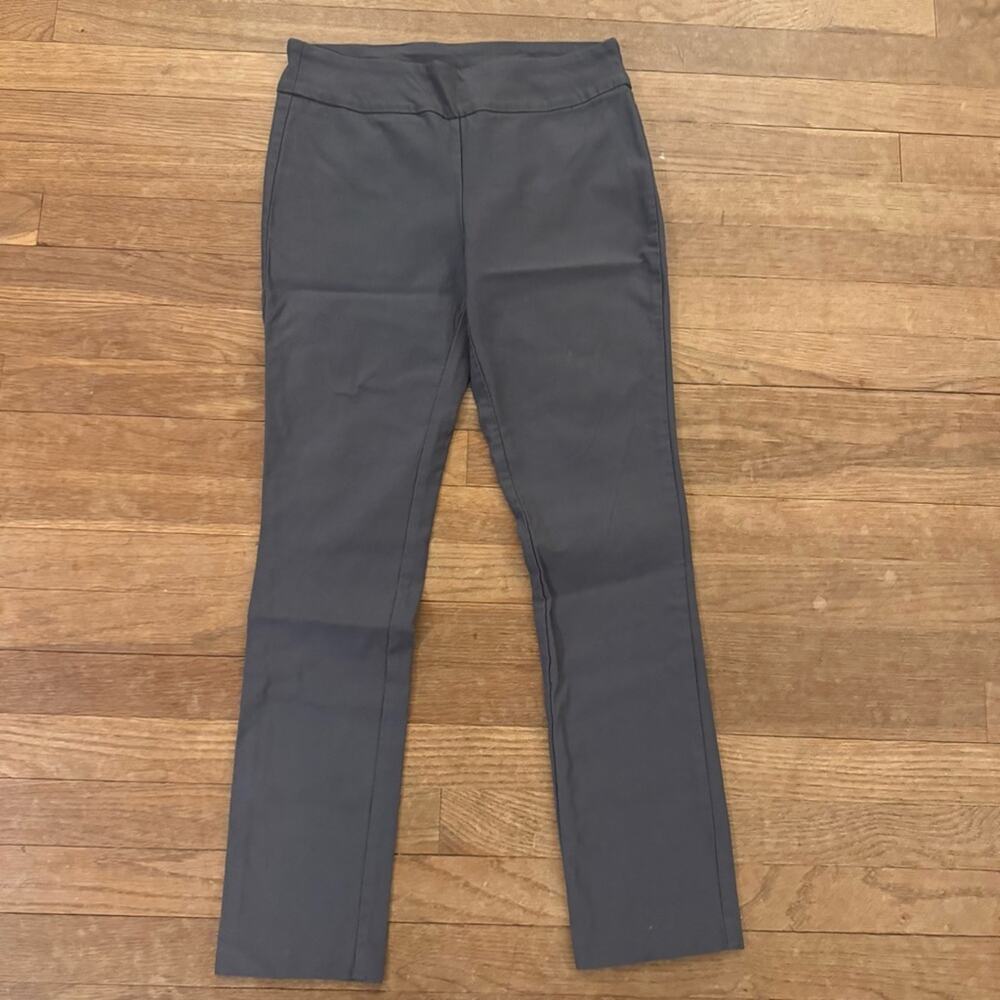 Tribal gray mid rise leggings size 6P
 b46